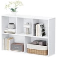 thumbnail image 2 of Jpiziso 5 Cube Storage Organizer 35.98"x 9.45" x 24.09" Bookcases with Closed Back for Home Office, Living Room, Bed Room White, 2 of 7