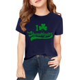 thumbnail image 7 of XIMIN Kids' St. Patrick's Day Soft Short-Sleeve Crew Neck T-Shirt - Distressed Green "I Love Shenanigans" Graphic, Festive Irish Top for Boys & Girls, 7 of 7