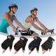 thumbnail image 3 of Guantes deportivos de medio dedo Guantes de ciclismo de medio dedo Guantes acolchados de gel para bicicleta = S8N7, 3 of 7