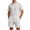 White, variant on hotojiny Mens Short Sets Tracksuit 2 Piece Outfits Casual Summer Fashion Short Sleeve T Shirt and Textured Shorts for Workout(White,X-Large)