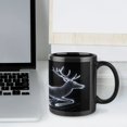 thumbnail image 5 of Reindeer Coffee Mug Perfect Reindeer Lover Gifts Cute Reindeer Coffee Mugs Present Mug Gifts On Birthday Halloween Christmas 11 Oz,Black, 5 of 8