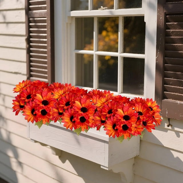 Decoración para el hogar, decoración de habitaciones, decoración de paredes. Ramo de girasoles artificiales de otoño. Flores artificiales. Decoración para el Día de Acción de Gracias. Arreglo floral e