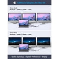 thumbnail image 3 of USB C Laptop Docking Station, 14 in 1 Type C Hub 3 Monitors Multiport Adapter Dongle with, Dual HDMI, VGA, PD, Ethernet, SD/TF, USB C/A Ports, Mic/Audio, Compatible for MacBook/Dell/HP/Lenovo Laptops, 3 of 7