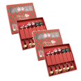 thumbnail image 1 of Oleegame 2PC Stainless Steel Cutlery Set Christmas Tableware Set Stainless Steel Spoon Gift Set Dessert Spoon Fork Coffee Spoon Christmas Pendant Spoon Tableware Set Gift, 1 of 9