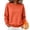 Orange, variant on Goodw7 Winter Warm Sweatshirt Women, Crewneck Fleece Lined Pullover with Soft Interior, Cozy Top for Layering, Casual Fall Outfit for Travel