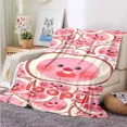 thumbnail image 3 of Manta con estampado de dibujos animados en bucle, ligera, para sala de estar, dormitorio, habitación de niños, cálida, regalo de Navidad, 3 of 5
