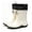 White, variant on Rain Boots for Men and Women Waterproof Mid-Calf Mud Boots with Adjustable Drawstring Lightweight Anti-Slip Fishing Boots for Farming Gardening Outdoor,8-8.5