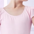 thumbnail image 5 of SDNall Ballet Leotards for Girls Children'S Dance Leotard Clothes Summer Flying Sleeve Training Clothes Toddler Dance Outfits Age:6-7 Years, 5 of 9