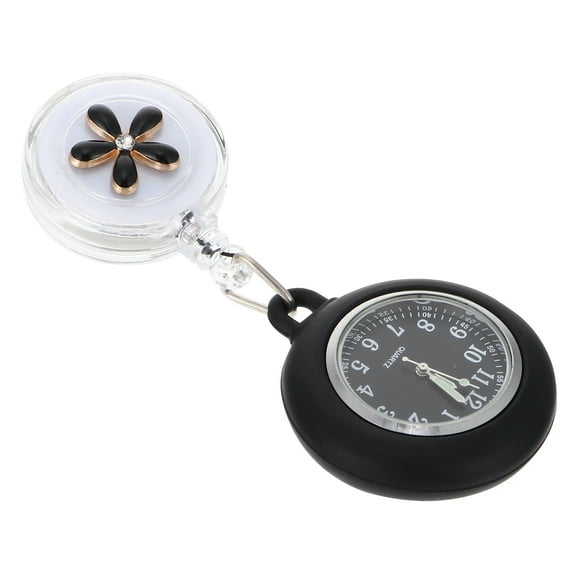 MERRYHAPY Pocket Watch with Lapel Clip - Chest Hanging Fob Watch for Women Medical Professionals