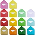 thumbnail image 1 of Supla 140 Sets Colorful Mini Envelopes with White Blank Business Cards Note Cards 14 Colors Small Gift Card Tiny Envelopes Pocket Envelopes Bulk 4" x 2.7" Love Notes, 1 of 6