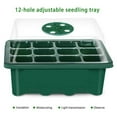thumbnail image 4 of Garden Seedling Tray, Growth Control Seed Starter Tray Reusable  Ventilation Transparent  for Plant, 4 of 8