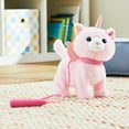 thumbnail image 4 of Kid Connection Electronic Walking Pet Caticorn, 11in Height, Toddler Plush Toys, 4 of 9