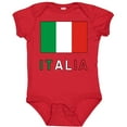 thumbnail image 3 of Inktastic Italy Flag & Italia Black Border Boys or Girls Baby Bodysuit, 3 of 5