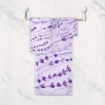 thumbnail image 5 of Coolnut Purple Lavender Towel Set of 3 with Bath Towel, Hand Towel and Wash Cloth, Soft, Quick Drying and Comfortable Winter Towels for Bathroom Kitchen Home Travel Hotel Gym Washcloth Gift, 5 of 7