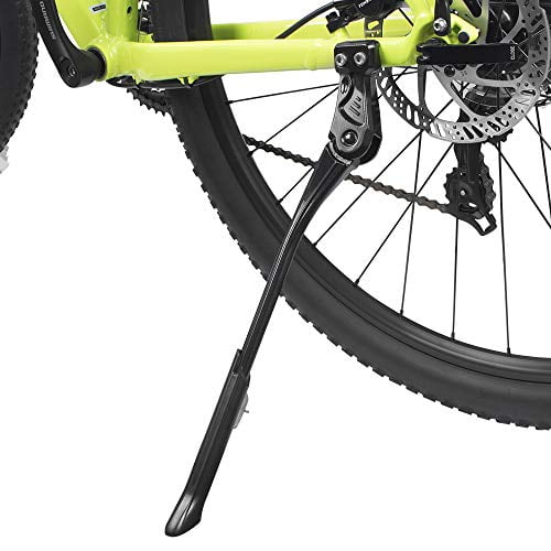 ZhiWei Bike Kickstand Adjustable Aluminum Alloy Bike Stand Fits 26-29Inch Bike Side Kickstand Non-Slip Rear Side for Mountain Bike/Road Bike/BMX/MTB,Red