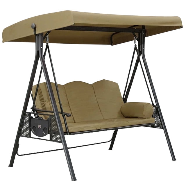 Ainf Outdoor Swing Replacement Cover Seater Universal Patio Swing Cover Replacement For Garden Swing Patio (No Swing)