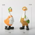 thumbnail image 5 of oshhnii 2 Pieces Couple Duck Statues Decorative Creative Birthday Gift Tabletop Ornament, 5 of 5