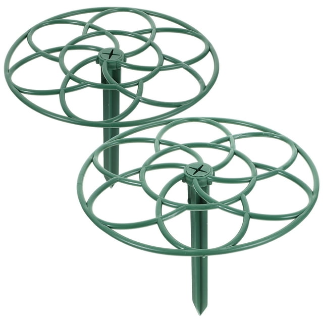 Miangastore 2PCS Sunflower Flower Stand Lollipop Flower Support Climbing Vine Shape Rack