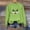 A222 Mint Green, variant on Trikvn Women's Funny Halloween Sweaters Crewneck Long Sleeve Pullover Tops Witch Hat Ghost Riding Broom Graphic Shirts Fall Casual Festive Cozy Holiday Apparel