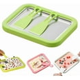 thumbnail image 1 of At-Home Rolled Ice Cream Maker Kit with 2 Scrapers, DIY Fun (Green), 1 of 7