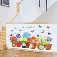 thumbnail image 4 of pdqouc Kids Bedroom Locker Stuff Flower Sticker Teen Girls In Middle School Acrylic Stickers Removable Wall Sticker DIY Green Plants Decals for Living Room Bedroom, 4 of 7
