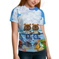 thumbnail image 6 of Animal Crossing Kid's T-Shirt Short Sleeve T-Shirt Tops Summer Tee Shirt for Boys Girls 150CM, 6 of 8