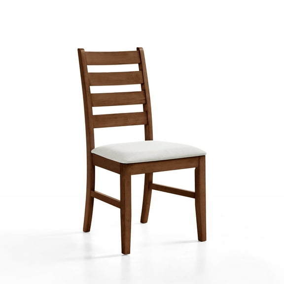 New Classic Furniture Pascal Wood Dining Chair in Walnut (Set of 2)