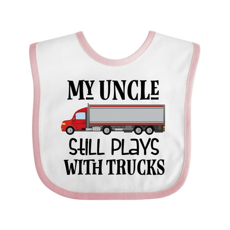 

Inktastic Truck Driver Uncle Gift for Nephew Gift Baby Boy or Baby Girl Bib