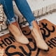 thumbnail image 1 of Zapatos informales cómodos de estilo británico de cuero con punta redonda para mujer a la moda, zapatos de tacón alto Wmkox8yii  hfjk497, 1 of 4