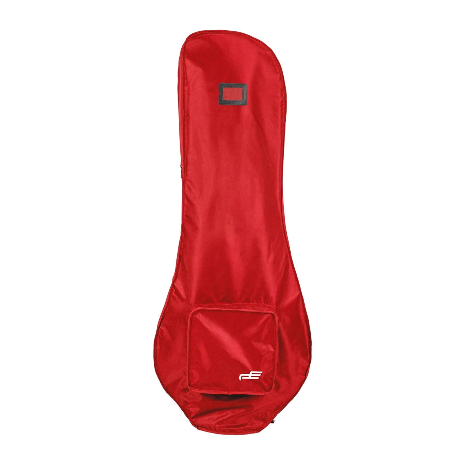 Rain Protection Cover Pouch Women Men Golfer with Handle Golf Bag Rain Cover Red