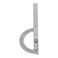 thumbnail image 1 of Adjustable Stainless Steel Angle Ruler with 180 Protractor Angle Meter Finder for Engineering, Drawing, and Design, 1 of 7