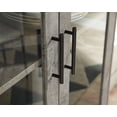 thumbnail image 4 of Home Source Display Storage Cabinet in Cement with Glass Doors, 4 of 6