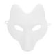 thumbnail image 1 of BRIGHTFUFU 1 unid en blanco hembra máscara de zorro Halloween bricolaje en blanco máscara de zorro PU máscara de fiesta mascarada disfraz Cosplay accesorio, 1 of 7