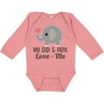 thumbnail image 3 of Inktastic My Gigi and Papa Love Me Boys or Girls Long Sleeve Baby Bodysuit, 3 of 5