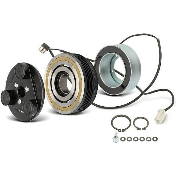 A/C Compressor Clutch Kit One Set - Compatible with 2004 - 2009 Mazda 3 2005 2006 2007 2008