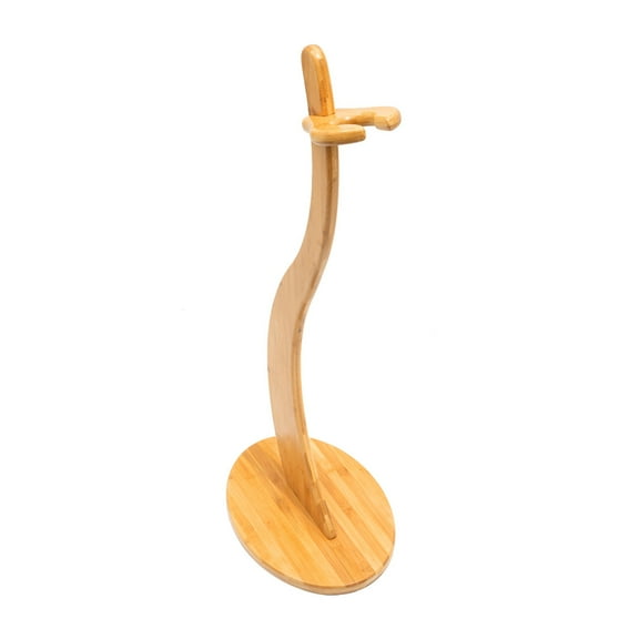 Bamboo Guitar Stand with Anti-Slip Rubber Pads, 40.55in Height, Unique Tree Design, Easy Assembly for Electric, Bass, Ukulele