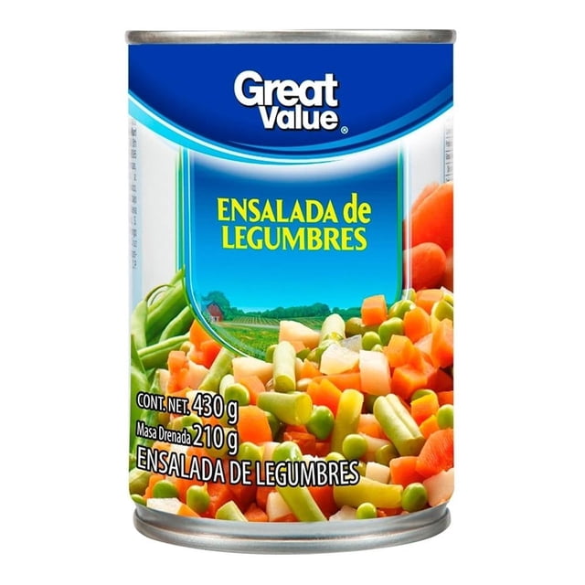 Ensalada de legumbres Great Value 430 g