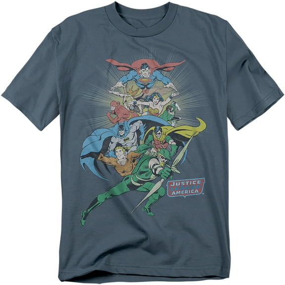 DC Comics T-Shirt In League Unisex Graphic Tee For Men & Women
