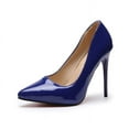 thumbnail image 7 of Anti-Slip Pointed Toe Sexy Dress Pump Shoes, Women Patent Leather Thin High Heels Office Ladies Working Pointed Toe Heels Shoes, 7 of 7