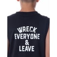 thumbnail image 5 of WWE Boys' Roman Reigns Icon Wreck Everyone And Leave Tank Short Pajama Set, 5 of 7
