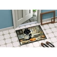 thumbnail image 4 of Carolines Treasures DAC1801MAT 18 x 27 in. Unisex Poodle Fall Kitchen Pumpkins Doormat, 4 of 5
