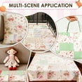 thumbnail image 2 of 126 Pcs Quilting Cotton Fabric Squares 5x5 inch Precut Printed Charm Pack for Quilting Soft Quilting Fabric Floral Patchwork for DIY Sewing Crafts, 2 of 8