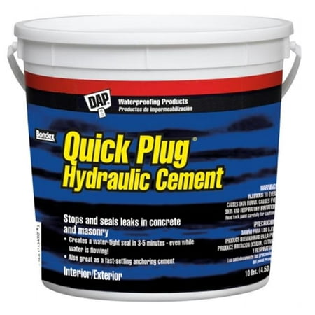 DAP 14090 10 lb Quick Plug Hydraulic Cement (Best Concrete Patch For Driveways)