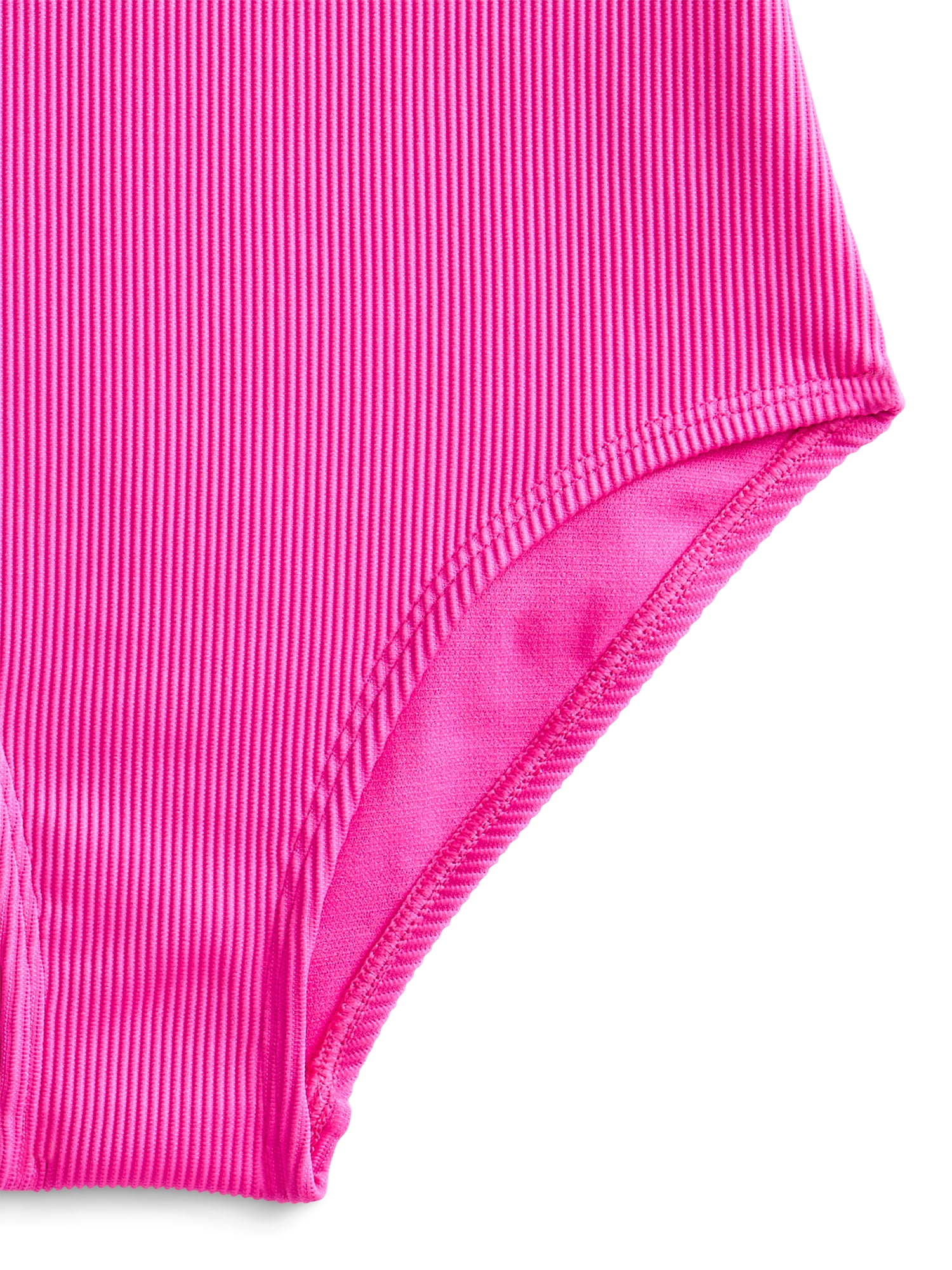Weekend Academy Girls Henley Rib One Piece Swimsuit, Sizes 4-18