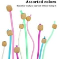 thumbnail image 3 of 23 Pieces Tunisian Crochet Hooks Set With Bead Carbonized Bamboo Hook, 3 of 4