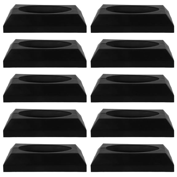 Worgeous 10pcs Post Skirt Column Wraps Porch Deck Post Base Sleeve Post Bottom Plastic Skirt