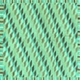thumbnail image 1 of Ahgly Company Machine Washable Indoor Square Abstract Turquoise Blue Modern Area Rugs, 8' Square, 1 of 4