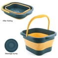 thumbnail image 4 of LCXmlly Compact Footbath For Storage Portable Handle Foot Bath Bucket Foldable Foot Soaking Tub for Home Bathroom, 4 of 9