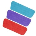 thumbnail image 2 of 6 Pack Chiffons de Remplacement pour Tête de Vadrouille Absorbants Accessoires de Nettoyage Ménager (Violet, Rouge, Bleu), 2 of 5