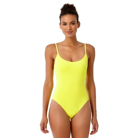 Vintage Vogue Apparel - Studio Anne Cole Women's Vintage Lingerie Maillot One Piece Swimsuit
